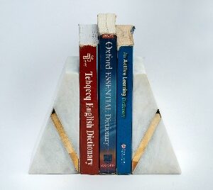 Classic Bookend With Brass