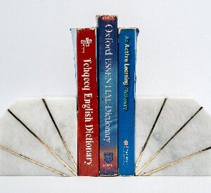 Bookend With Brass