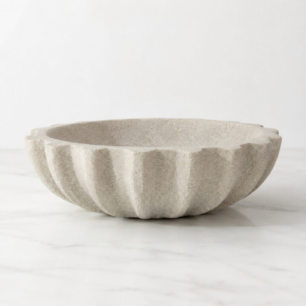 Outer-Fluted Bowl